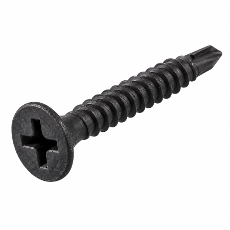 Surub autoforant pentru gips-carton, cap inecat cruce, 3,5 x 25 mm, 1000 buc/cutie